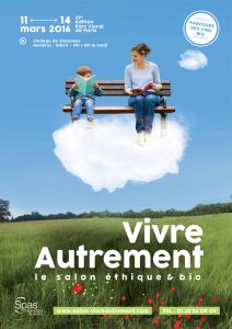 image affiche salon vivre autrement 2016